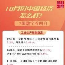 10月中国经济怎么样？7组数字看明白→